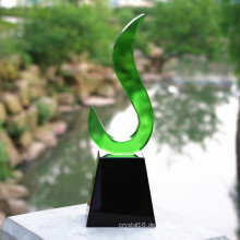 Benutzerdefinierte K9 Crystal Trophy Double Color Crystal Awards - Kostenlose Gravur